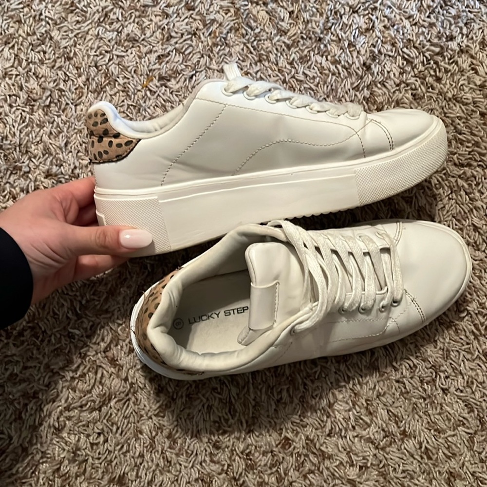 White Platform Sneakers
